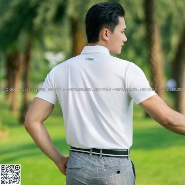 Áo Golf Nam cộc tay NORESSY vải Polyester, Spandex cao cấp - NRSPLM0041