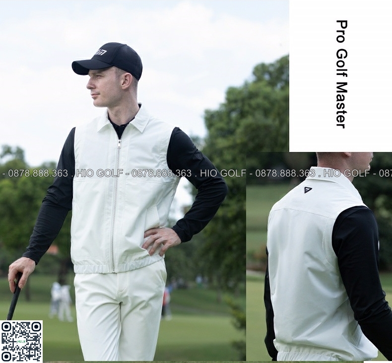 Áo gile golf nam PGM vải gió giữ nhiệt - CH542