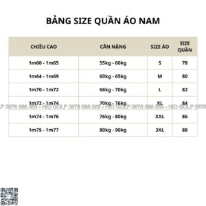 Quần dài Golf Nam NORESSY thanh lịch sang trọng - PTM29