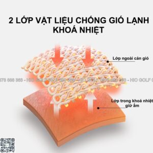 Mũ len golf nam nửa đầu giữ ấm đầu và tai - CH560