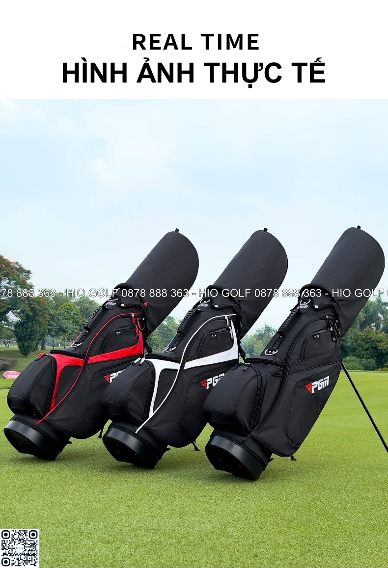 Túi gậy golf PGM siêu nhẹ, có chân chống - CH349