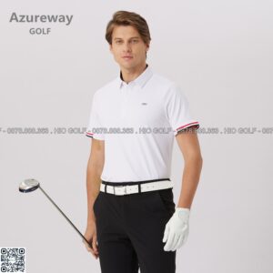Áo golf nam Azureway ngắn tay hàng chính hãng - CH546