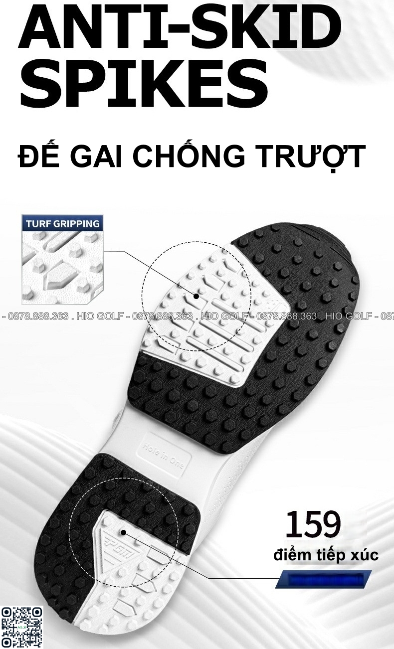 Giầy golf nam PGM đế gai chống nước - CH620