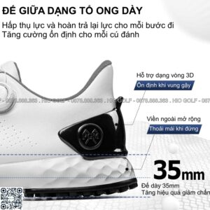 Giầy golf nam PGM đế gai chống nước - CH620