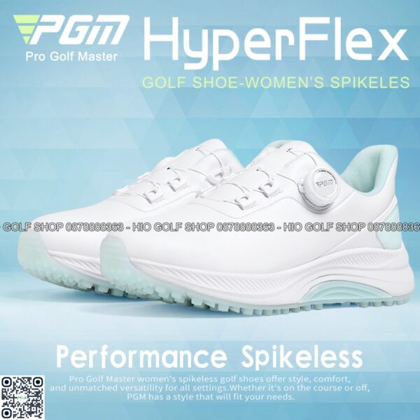 Giầy Golf Nữ PGM Khoá BOA Vặn Chống Nước - CH619
