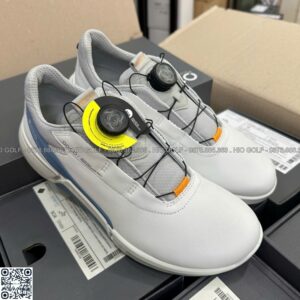 Giầy Golf Nam ECCO M Golf Biom H4 - WHITE RETRO BLUE