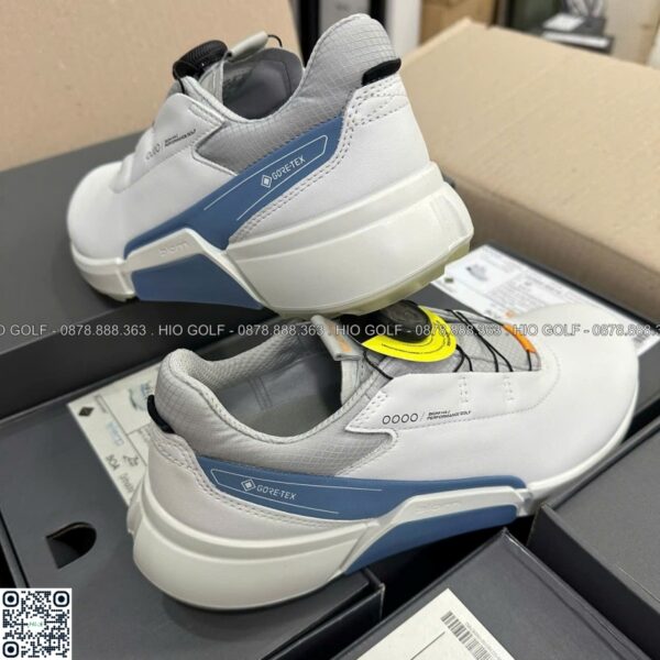 Giầy Golf Nam ECCO M Golf Biom H4 - WHITE RETRO BLUE