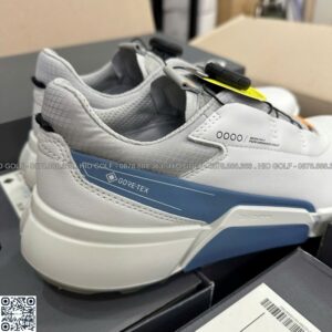 Giầy Golf Nam ECCO M Golf Biom H4 - WHITE RETRO BLUE