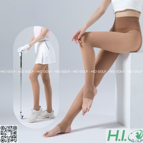 Quần tất golf nữ Dellego Hàn Quốc - Mềm mại chống nắng, chống UV, che khuyến điểm, co giãn 4 chiều