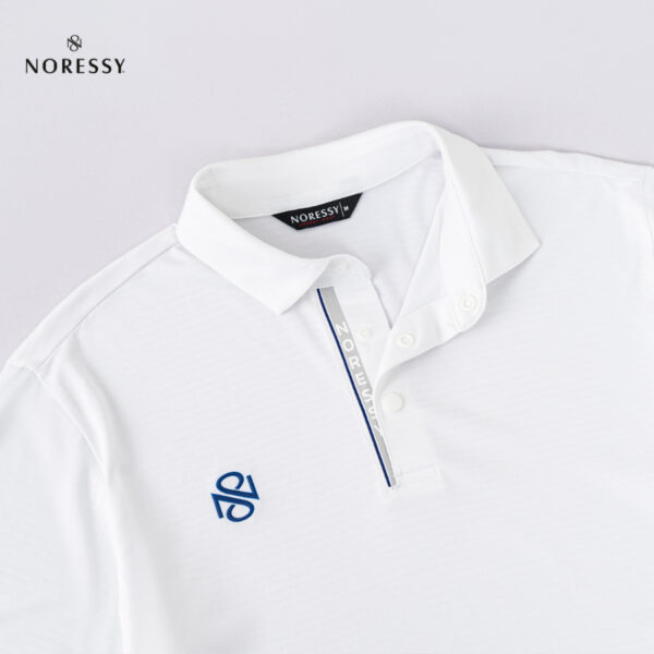 Áo Golf Nam Cộc Tay NORESSY Thoáng Mát, Thanh Lịch M052_WH