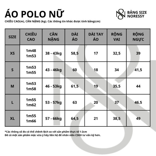 Áo Golf Nữ NORESSY Golf – Co Giãn 4 Chiều, Thoáng Mát, Chống Nắng UV - NAOW0016