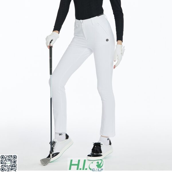 Quần Golf Nữ BG Golf Cao Cấp – Quần Golf Vải Co Giãn 4 Chiều, Chống UV, Tôn Dáng Sang Trọng