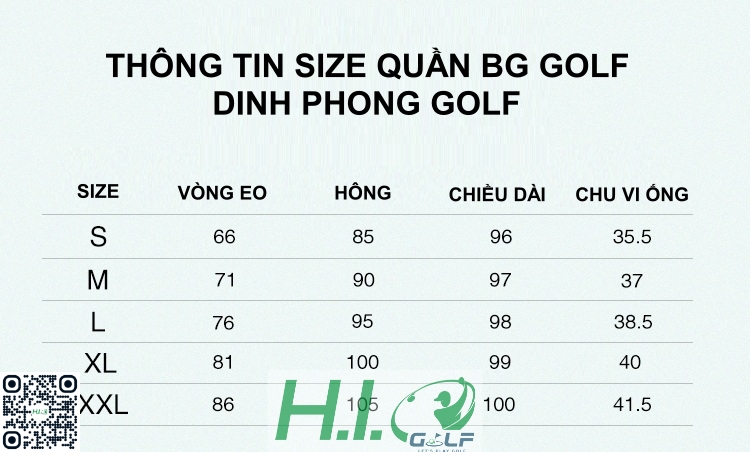 Quần Golf Nữ BG Golf Cao Cấp – Quần Golf Vải Co Giãn 4 Chiều, Chống UV, Tôn Dáng Sang Trọng