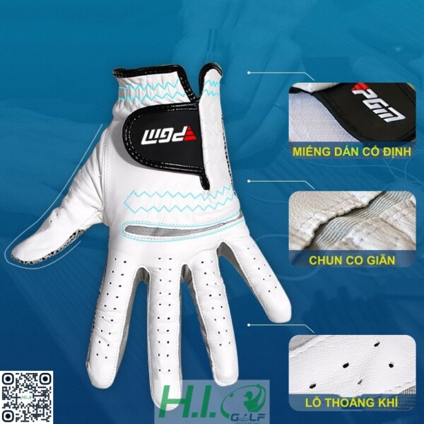 Găng tay golf nam PGM da cừu – Chất liệu da cừu cao cấp, chống trượt, thoáng khí