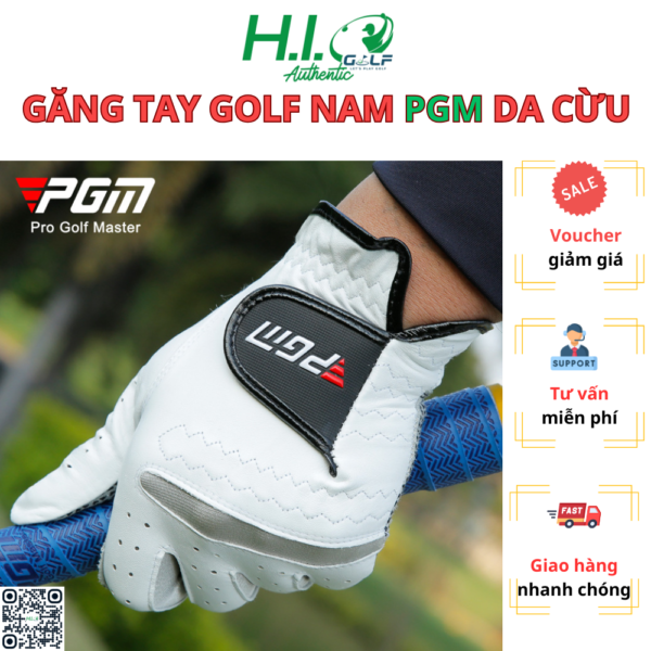 Găng tay golf nam PGM da cừu – Chất liệu da cừu cao cấp, chống trượt, thoáng khí