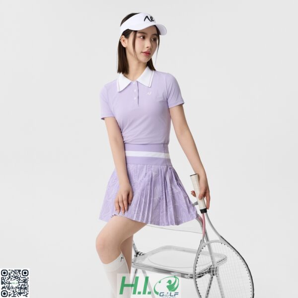 Áo váy golf nữ NE golf chính hãng - Chất liệu co giãn, thấm hút mồ hôi, thiết kế tôn dáng