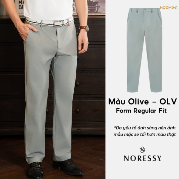 Quần Dài Nam NORESSY GOLF Vải Polyester Mềm Mại, Thoáng Mát - NQDM041