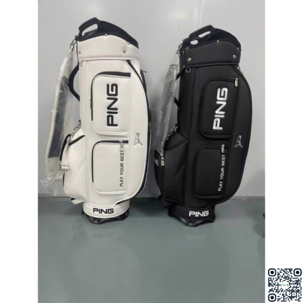 Túi đựng gậy golf Ping da PU, nắp mở 2 kiểu tiện lợi
