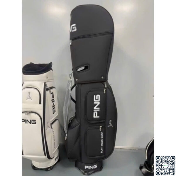 Túi đựng gậy golf Ping da PU, nắp mở 2 kiểu tiện lợi