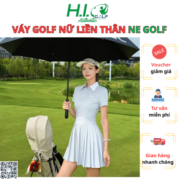 Váy Golf Nữ Liền Thân Ne Golf - Thiết Kế Thể Thao, Dáng Ôm, Tôn Dáng, Siêu Thoải Mái