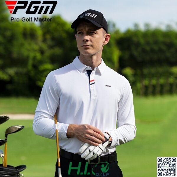 Áo Golf Nam Dài Tay PGM CH549 – Chất Liệu Mềm Mịn, Thoáng Khí, Co Giãn 4 Chiều