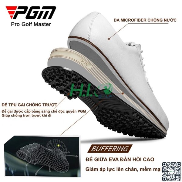 Giầy Golf Nam PGM CH624 – Giày Golf Nam chống nước, EVA đàn hồi, đế TPU siêu bám sân
