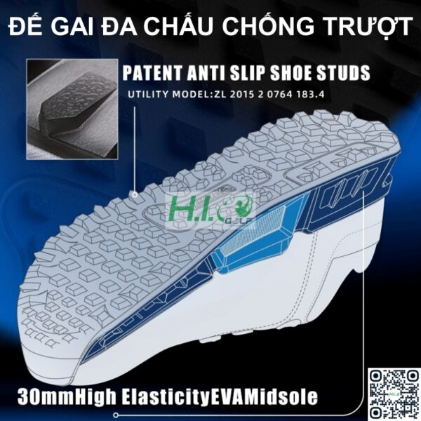 Giầy golf nam PGM chống nước, đế gai chống trượt - CH623