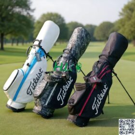 Túi gậy Golf Titleist vải dù siêu nhẹ, có quai đeo và chân chống - CH337