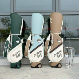 Túi Gậy Golf Malbon Bánh Xe, Tay Kéo, 2 Nắp Cho Nam Và Nữ - CH339